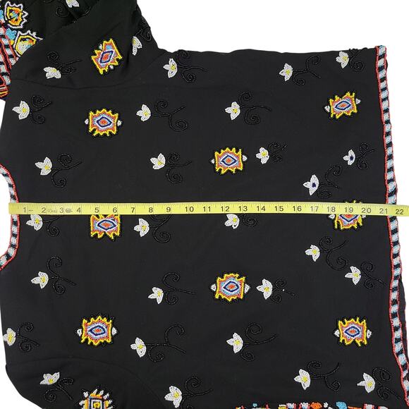 Raiment Fashions Cardigan Jacket Medium Beaded Intricate - Picture 7 of 7